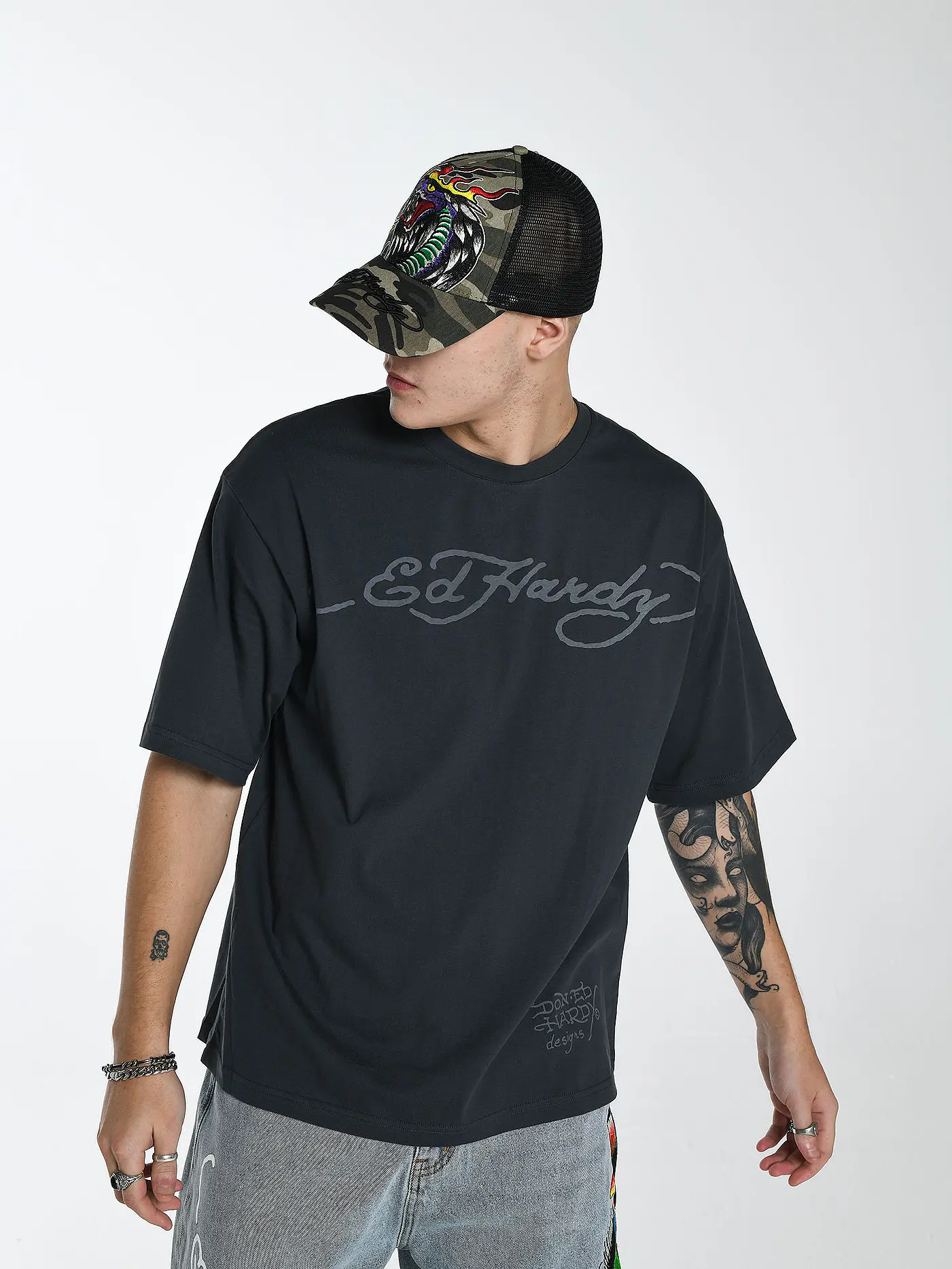 ED HARDY | T-Shirt SKULL FLAME | 